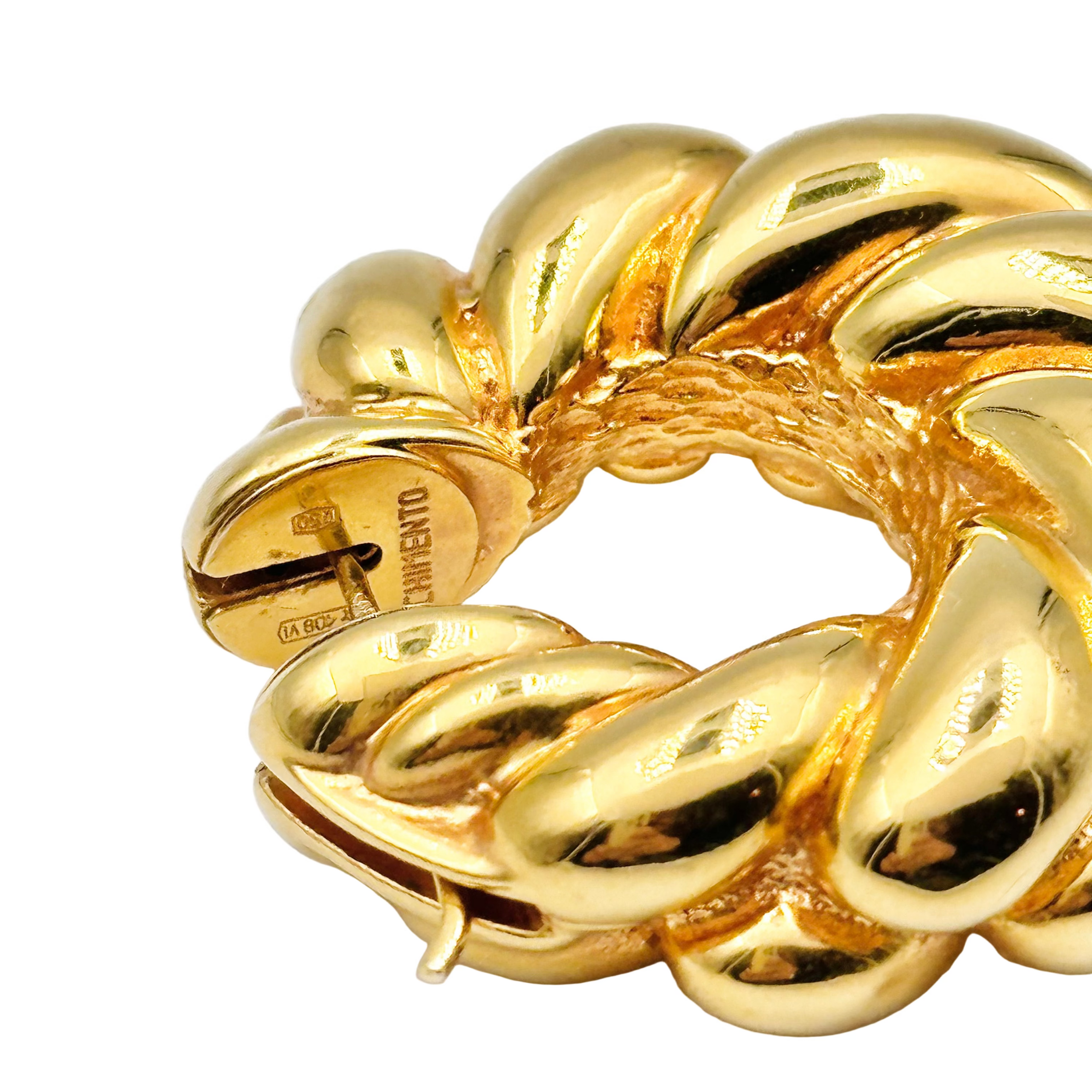 Boucles d'oreilles Créoles CHIMENTO en or jaune