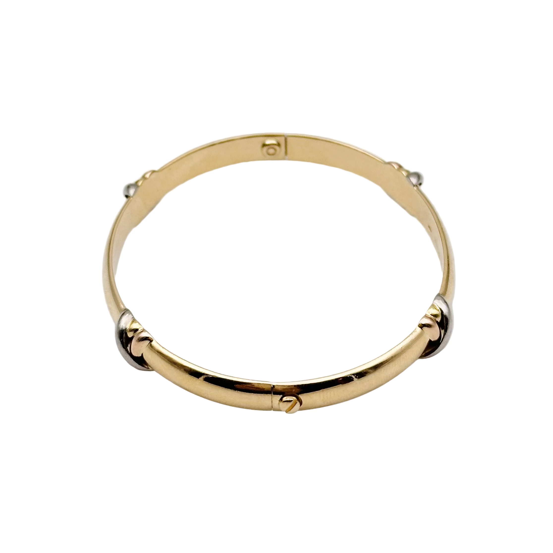 Bracelet Jonc CARTIER Trinity en or jaune, or blanc et or rose