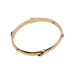Bracelet Jonc CARTIER "Trinity" en or jaune, or blanc et or rose