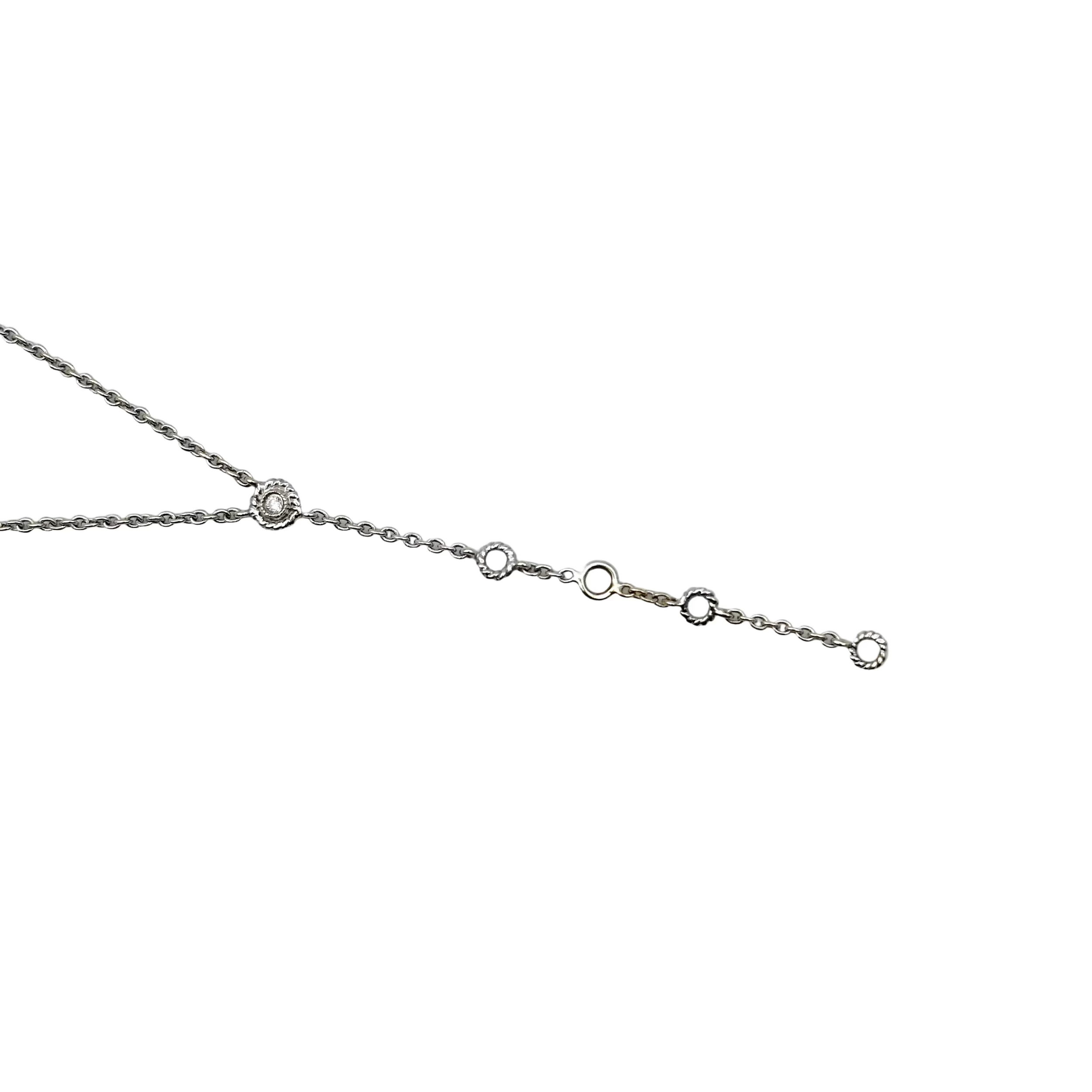 Bracelet en or blanc et diamants