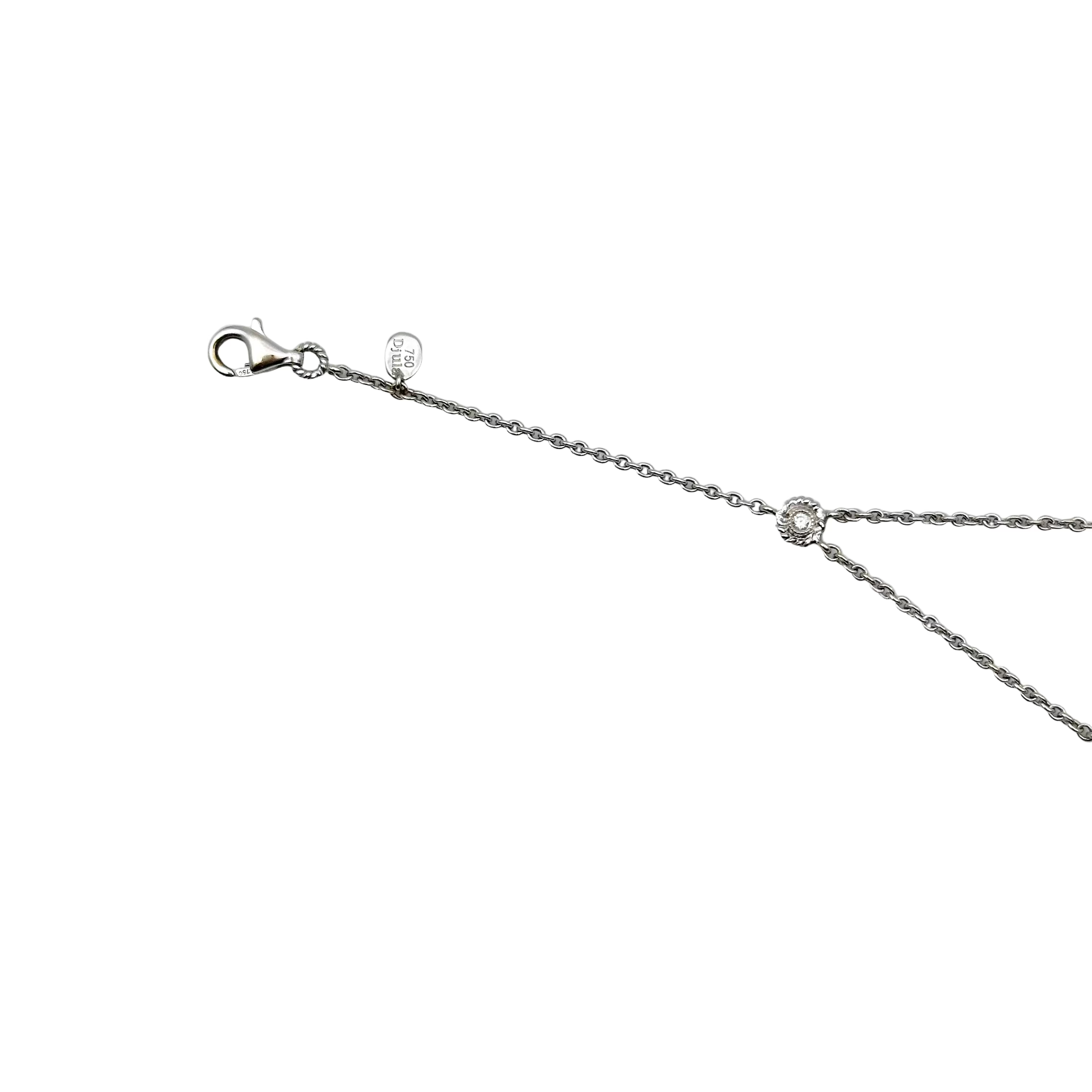 Bracelet en or blanc et diamants