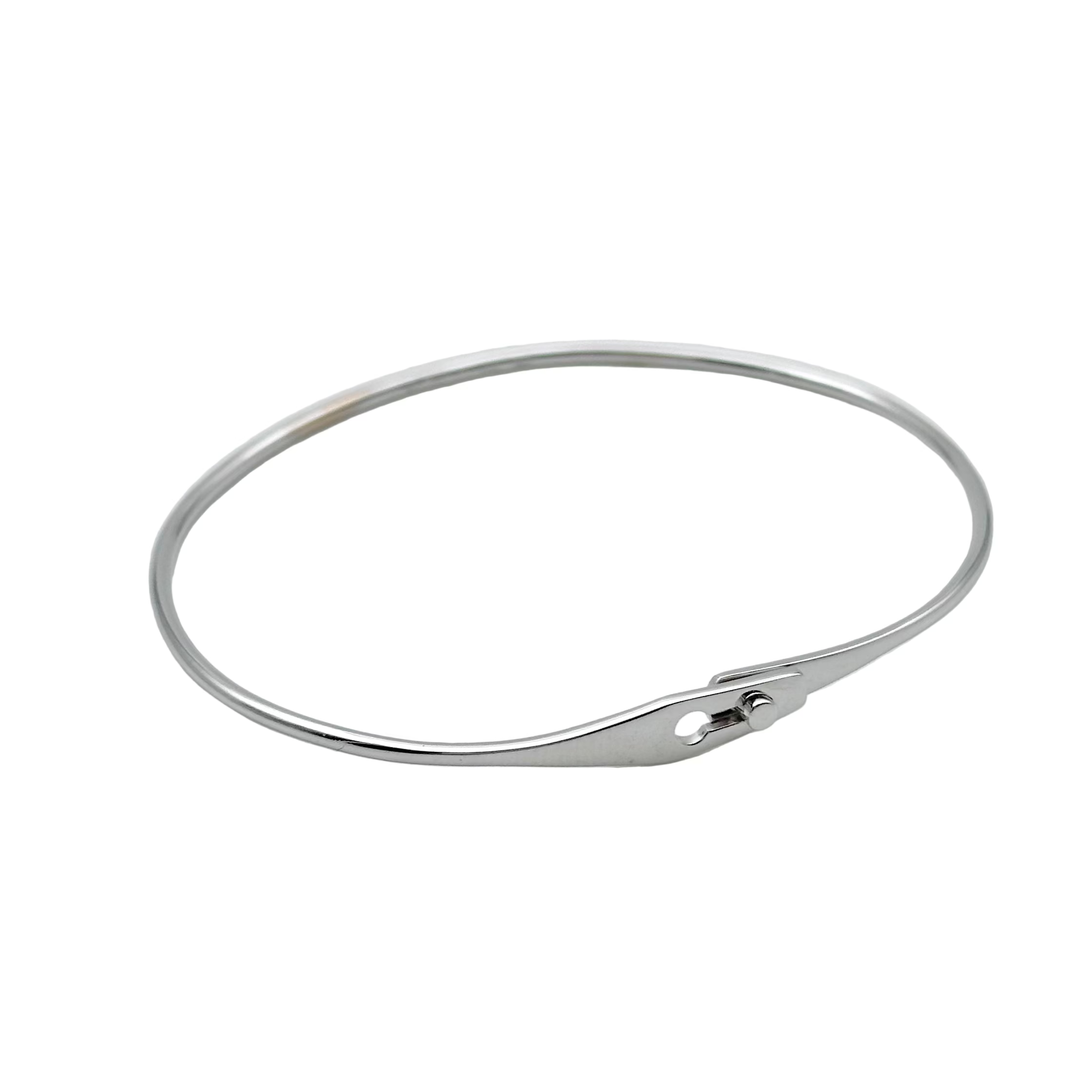Bracelet Jonc DINH VAN Serrure en or blanc