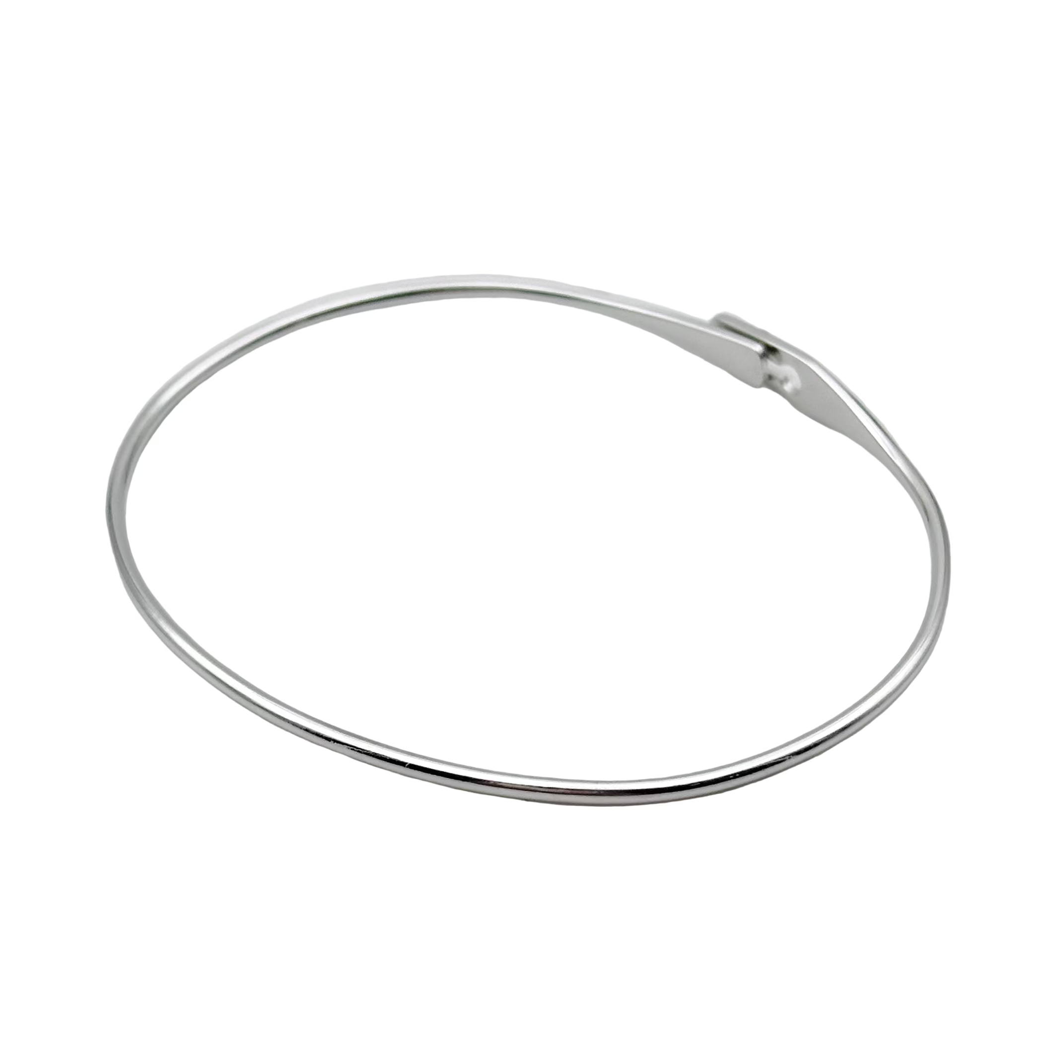 Bracelet Jonc DINH VAN Serrure en or blanc