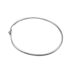 Bracelet Jonc DINH VAN "Serrure" en or blanc