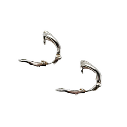 Boucles d'oreilles HERMÈS Ceinture en argent