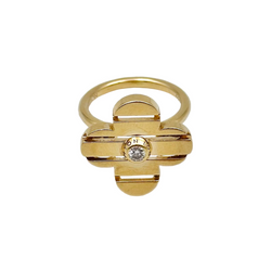 Bague LOUIS VUITTON Petite fleur en or jaune et diamant