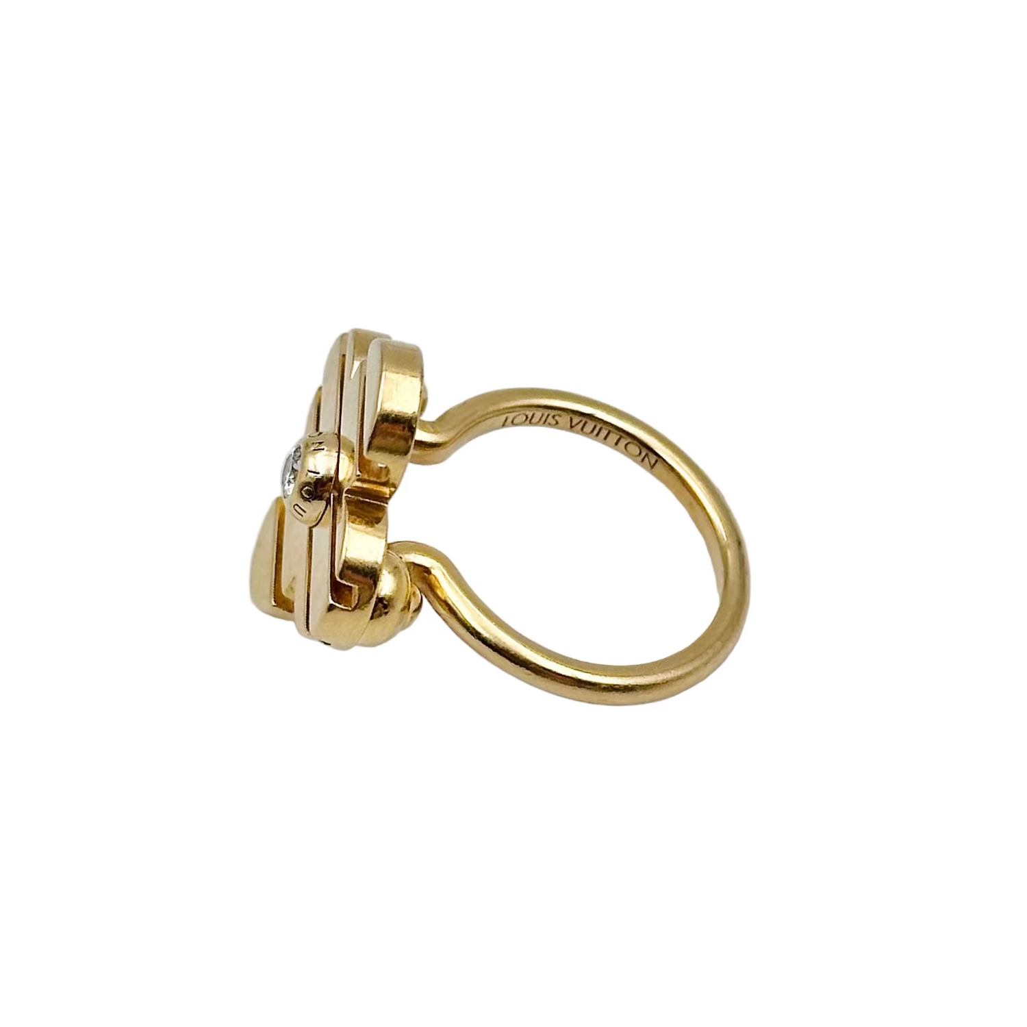 Bague Jonc LOUIS VUITTON "Star Blossom" en or jaune et diamant