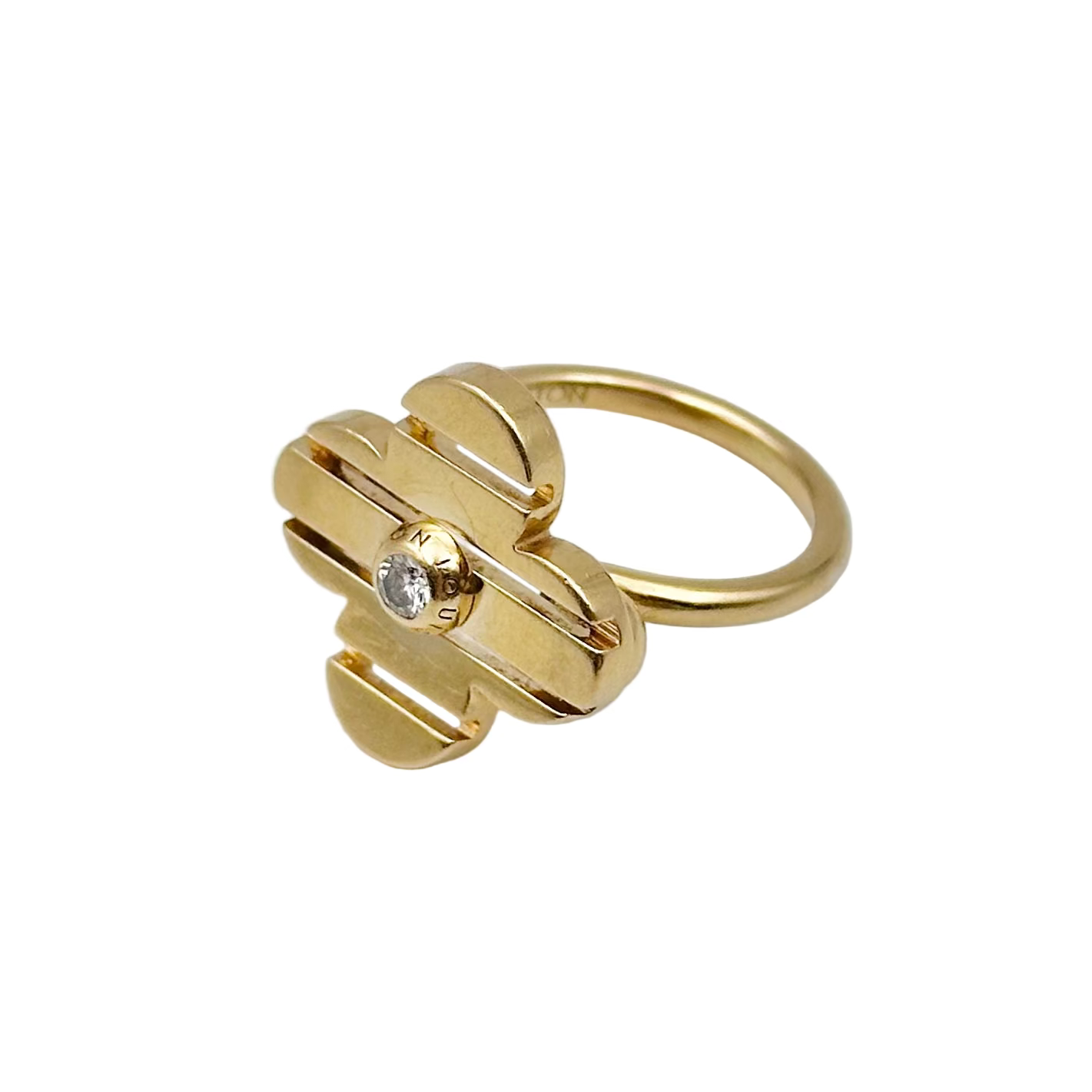 Bague Jonc LOUIS VUITTON "Star Blossom" en or jaune et diamant
