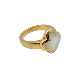 Bague VAN CLEEF & ARPELS Pure Alhambra en or jaune et nacre