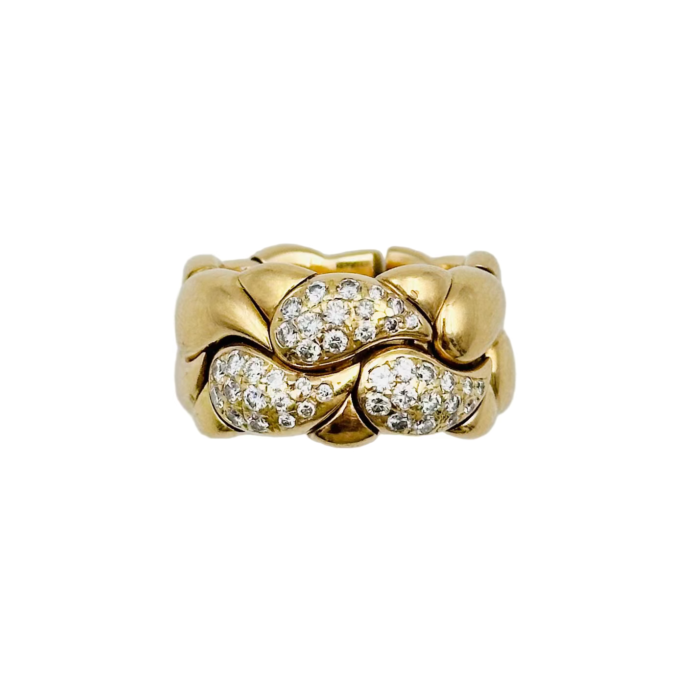 Bague CHOPARD Casmir en or jaune et diamants