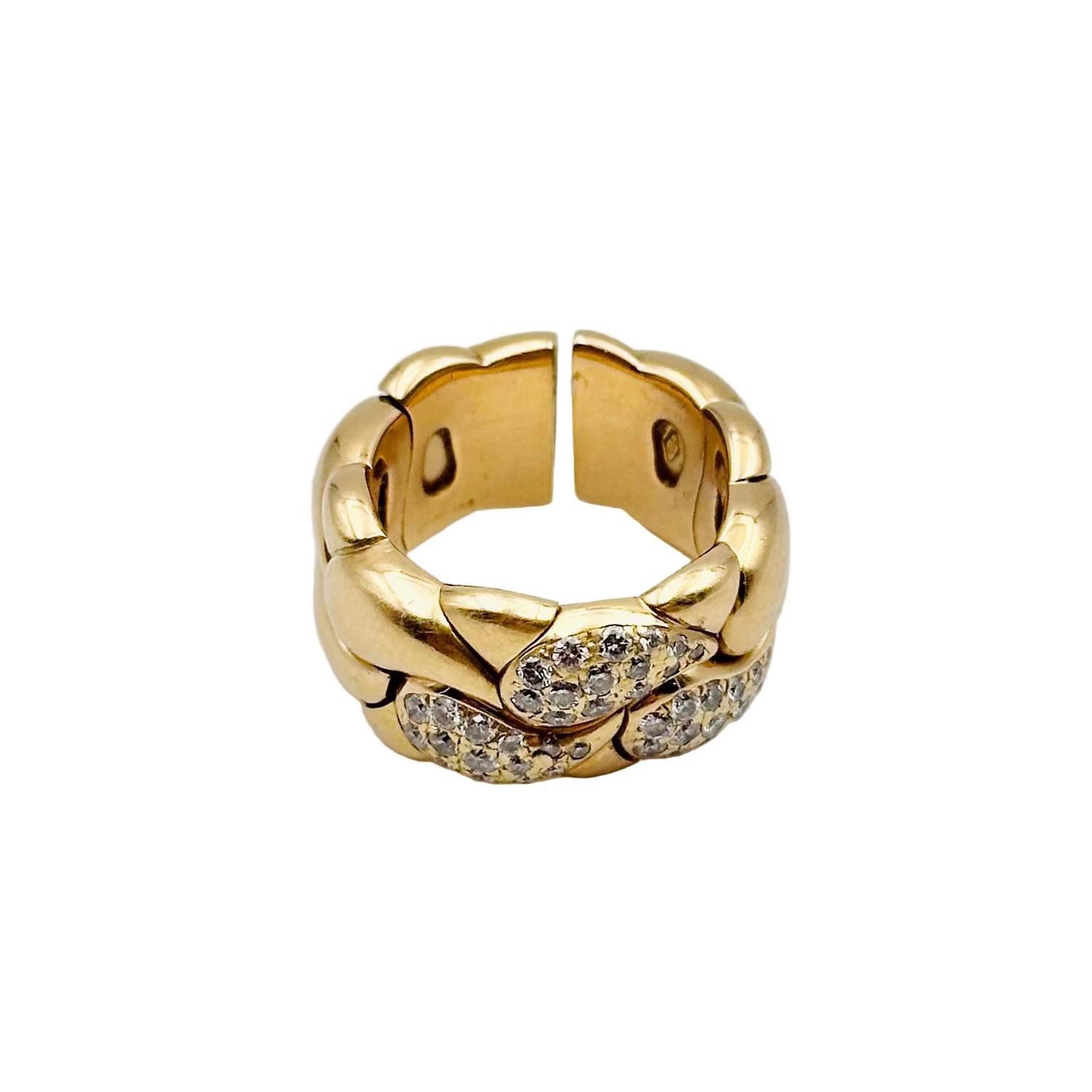 Bague CHOPARD Casmir en or jaune et diamants