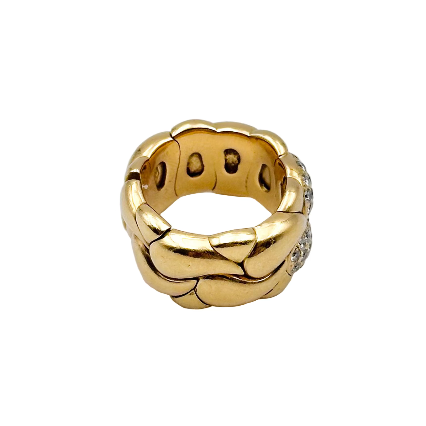 Bague CHOPARD Casmir en or jaune et diamants