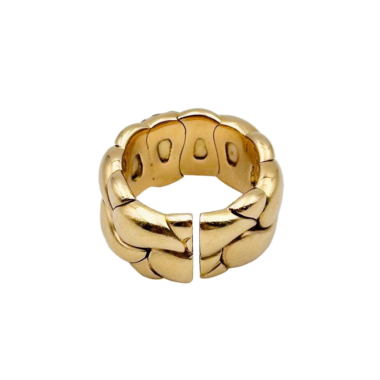 Bague Bandeau CHOPARD "Casmir" en or jaune et diamants
