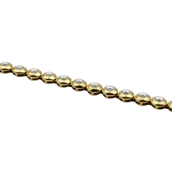 Bracelet Tennis en or jaune et diamants