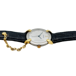 Montre CHAUMET Griffes en or jaune, acier, cuir, nacre et diamants