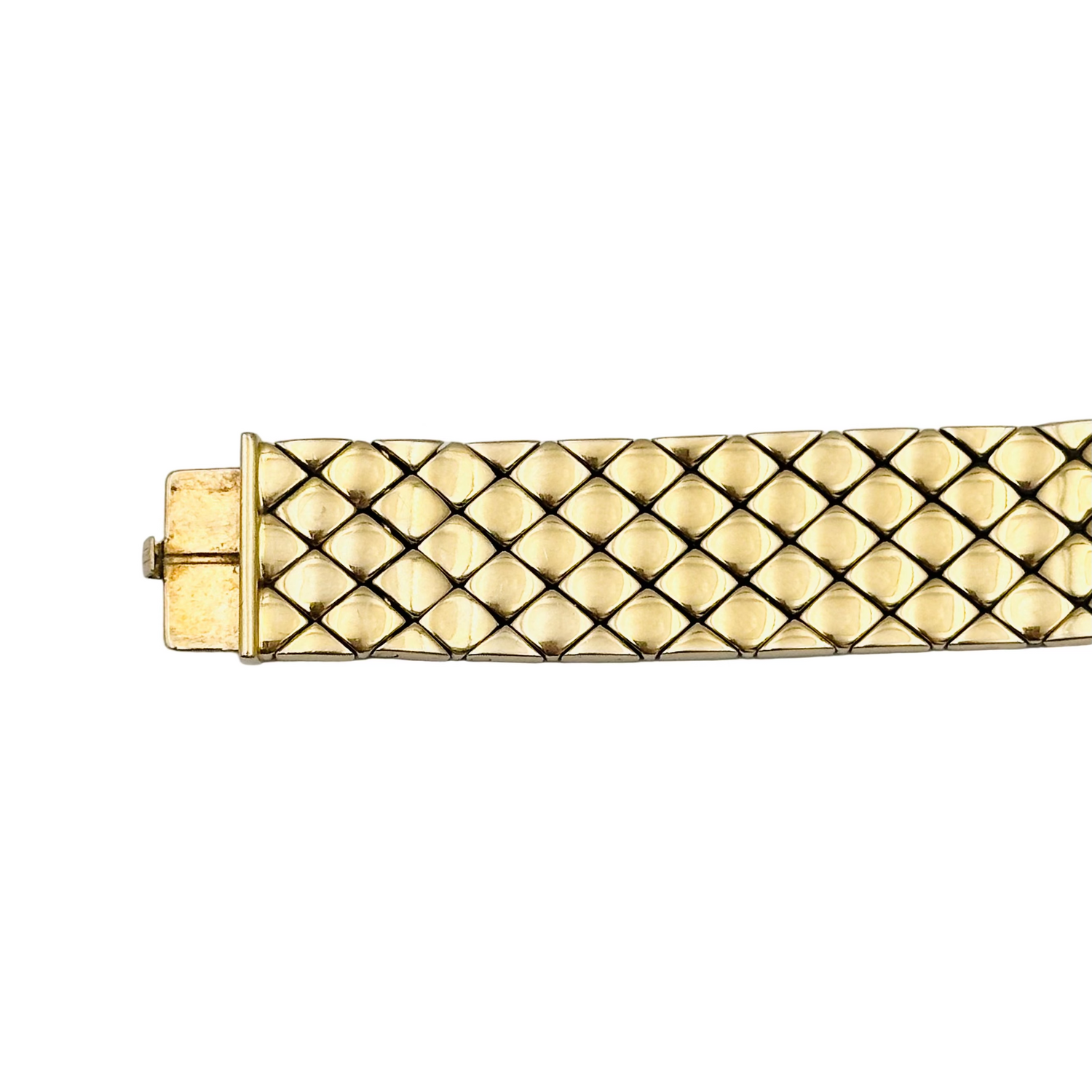 Montre CHANEL "Matelassé" en or jaune