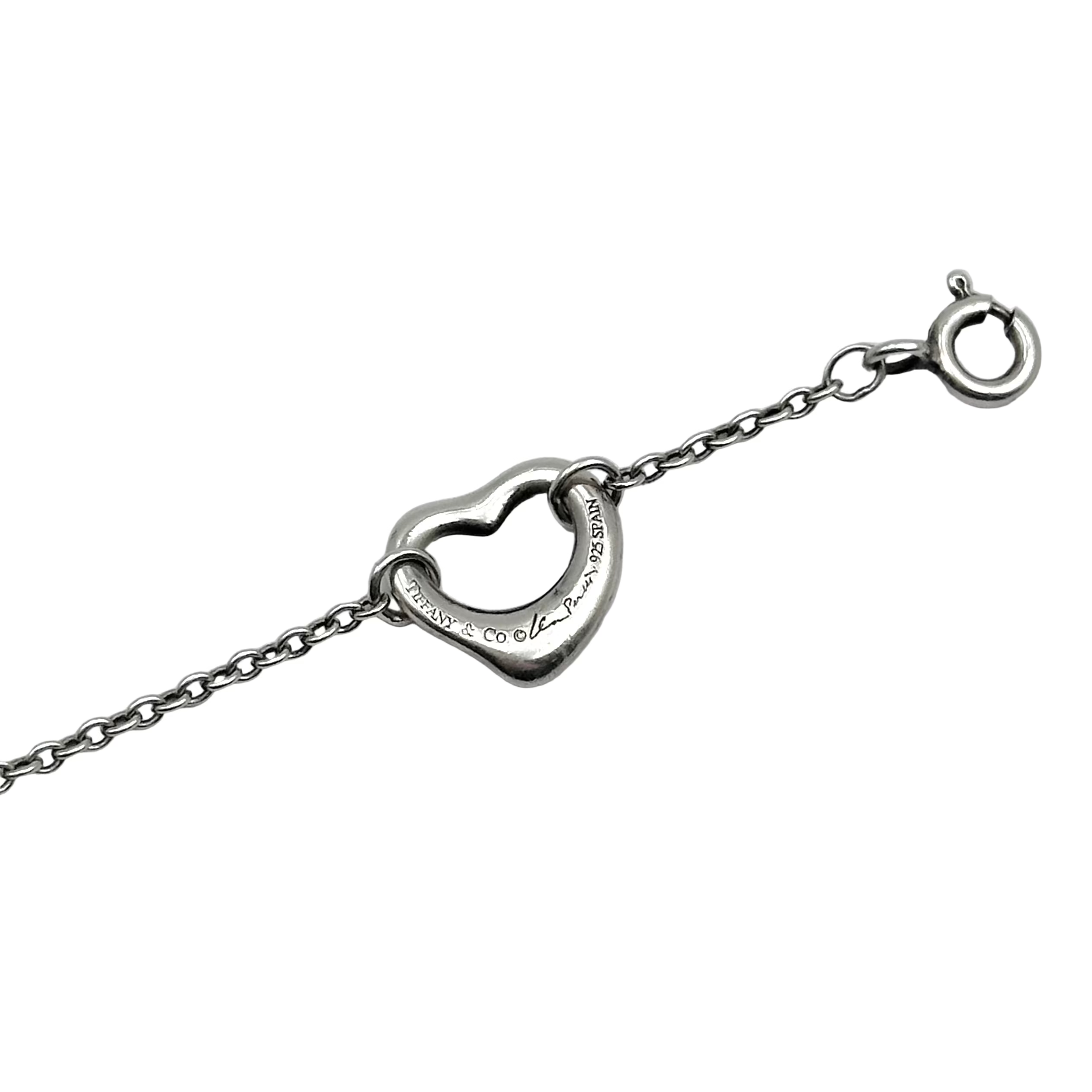 Bracelet TIFFANY&CO. Elsa Peretti Open Heart en argent