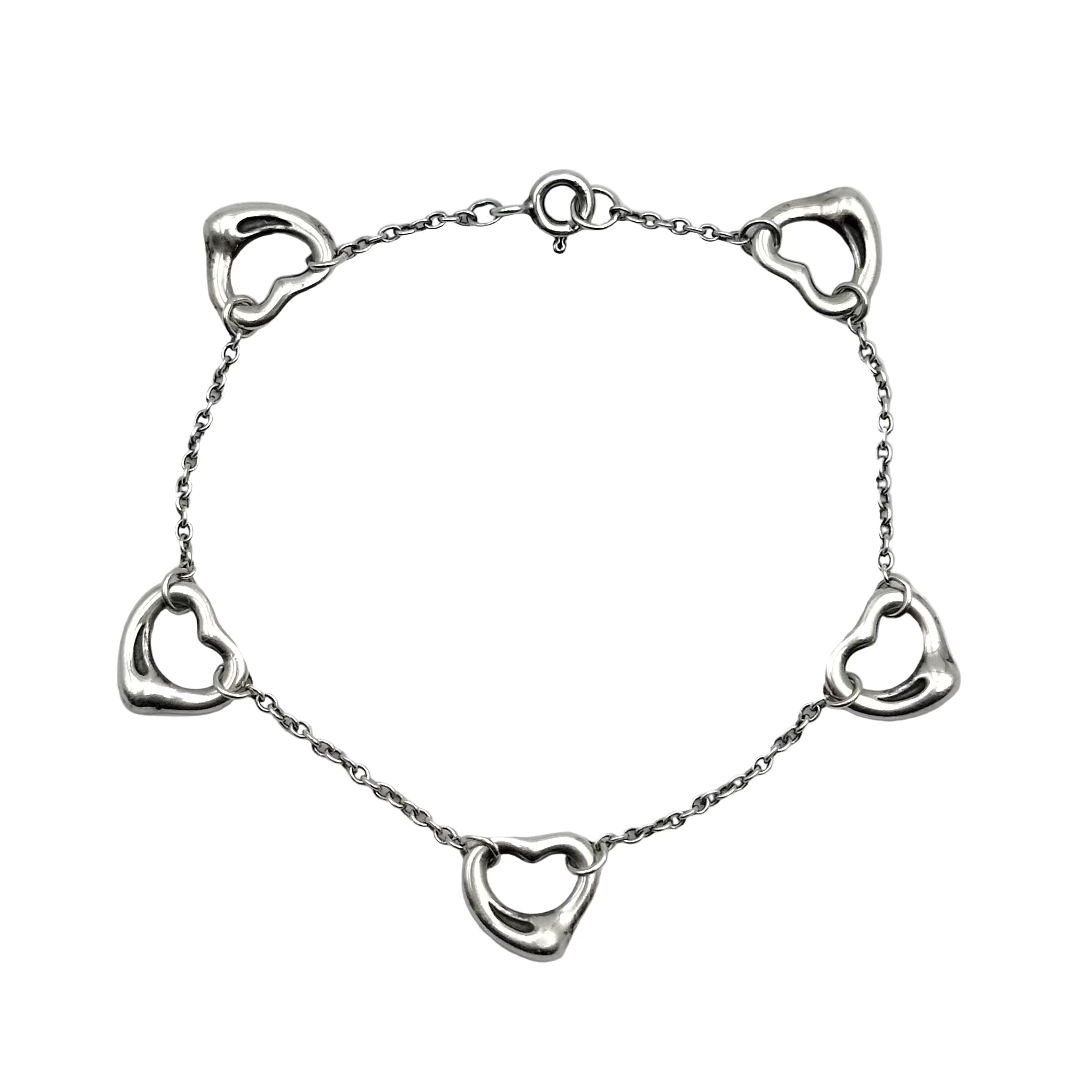 Bracelet TIFFANY&CO. Elsa Peretti Open Heart en argent