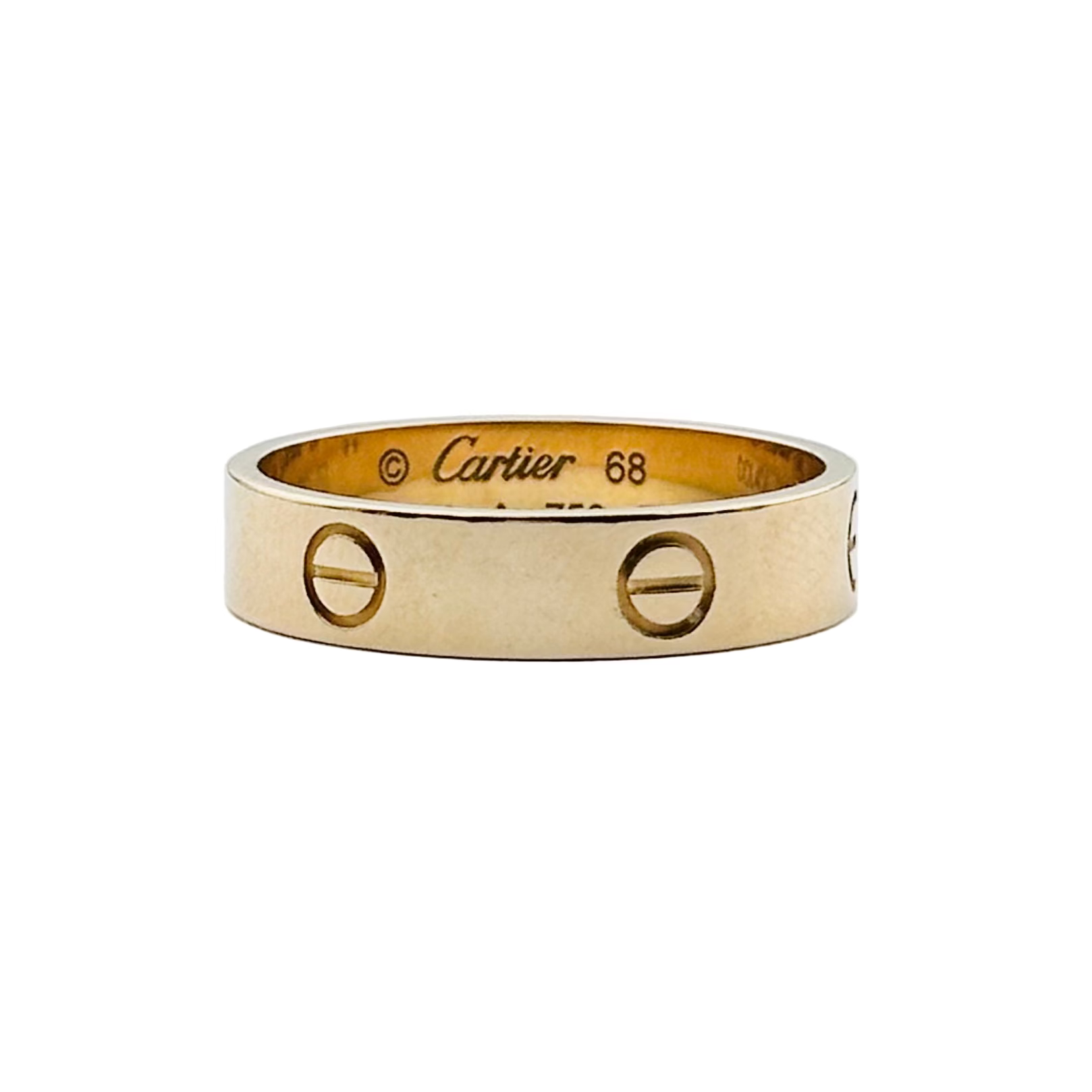 Bague Alliance CARTIER Love en or jaune