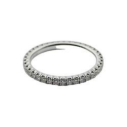 Bague Alliance CARTIER Étincelle en or blanc et diamants