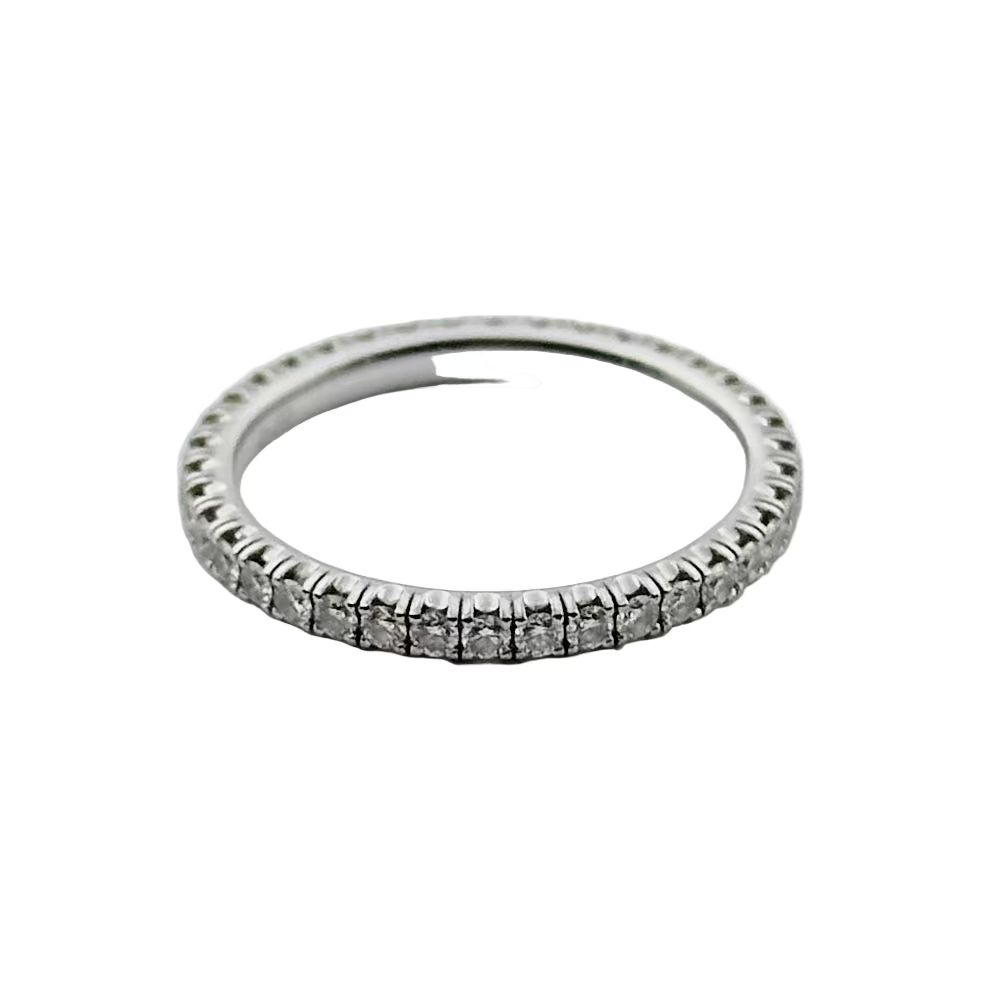 Bague Alliance CARTIER Étincelle en or blanc et diamants