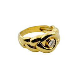 Bague VAN CLEEF & ARPELS en or jaune et diamant