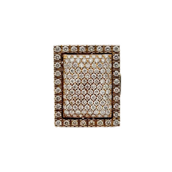 Bague Cocktail interchangeable BIBIGI en or jaune, calcédoine, émeraudes, rubis, saphirs, turquoise et diamants