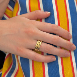 Bague CARTIER Maillon Panthère en or jaune