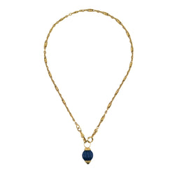 Collier Pendentif en or jaune et lapis lazuli