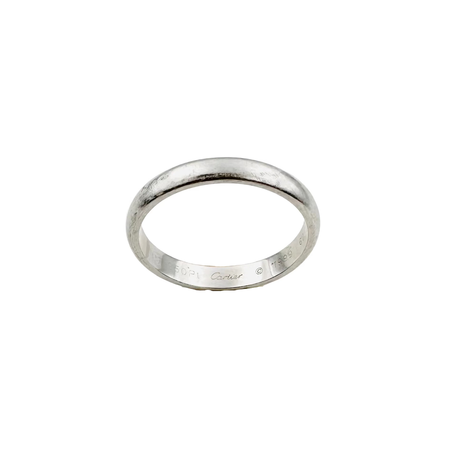 Bague Alliance CARTIER en platine