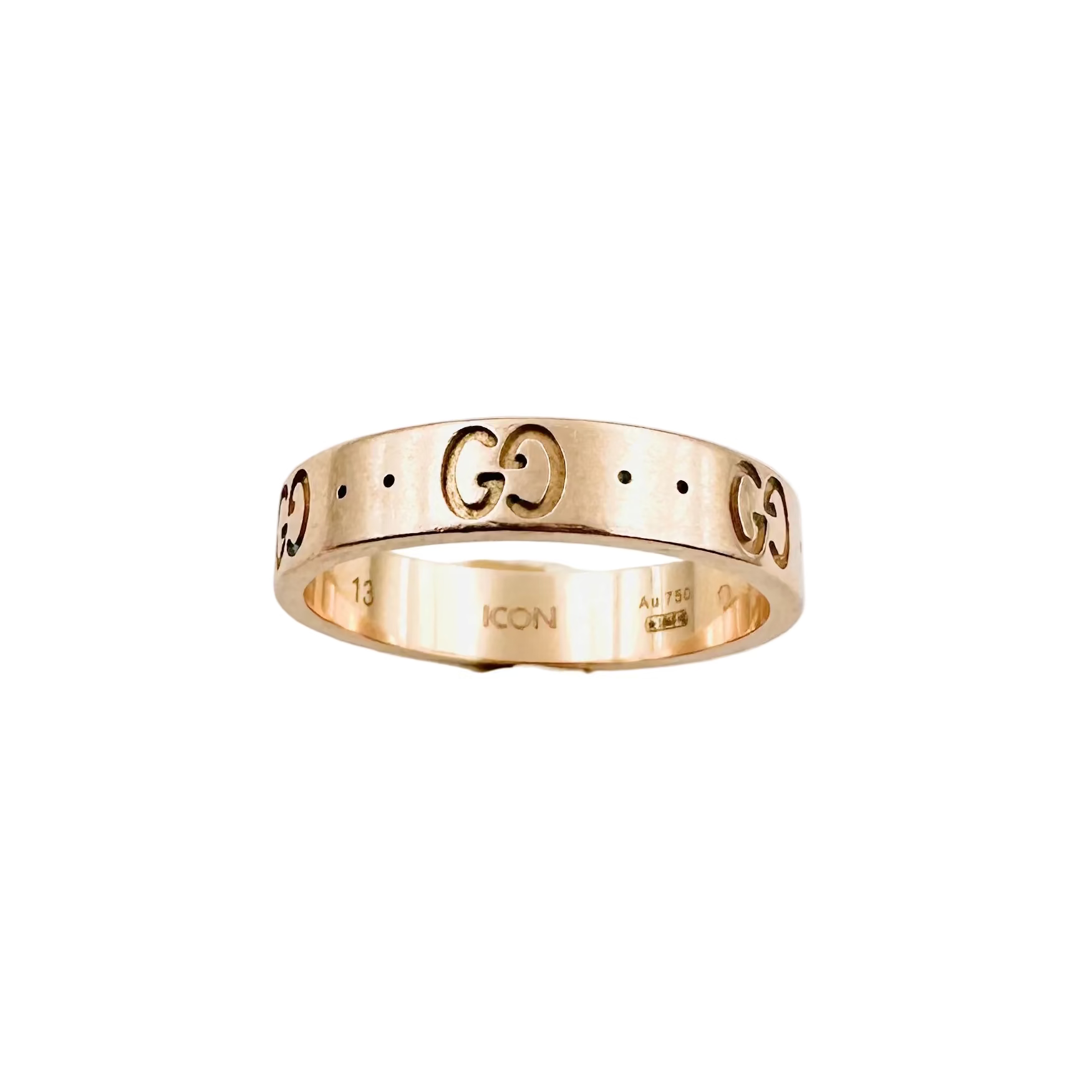 Bague GUCCI Fine Icon en or rose