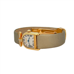 Montre CARTIER Calandre en or jaune et diamants