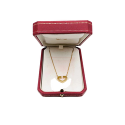 Collier Pendentif CARTIER Coeurs et Symboles en or jaune