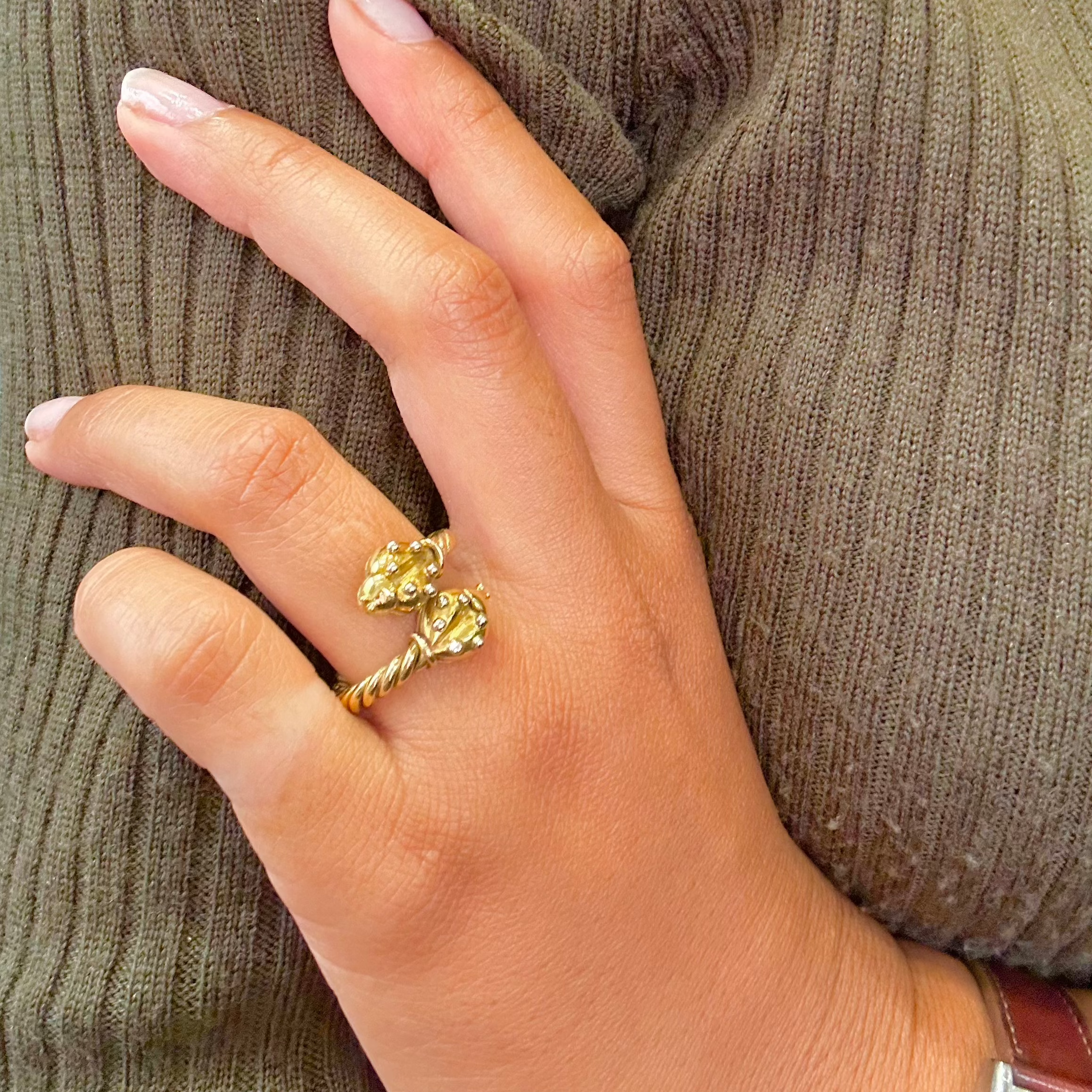 Bague CHOPARD Toi et moi Coccinelles en or jaune