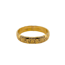 BULGARI “Parentesi” open bangle bracelet in yellow gold