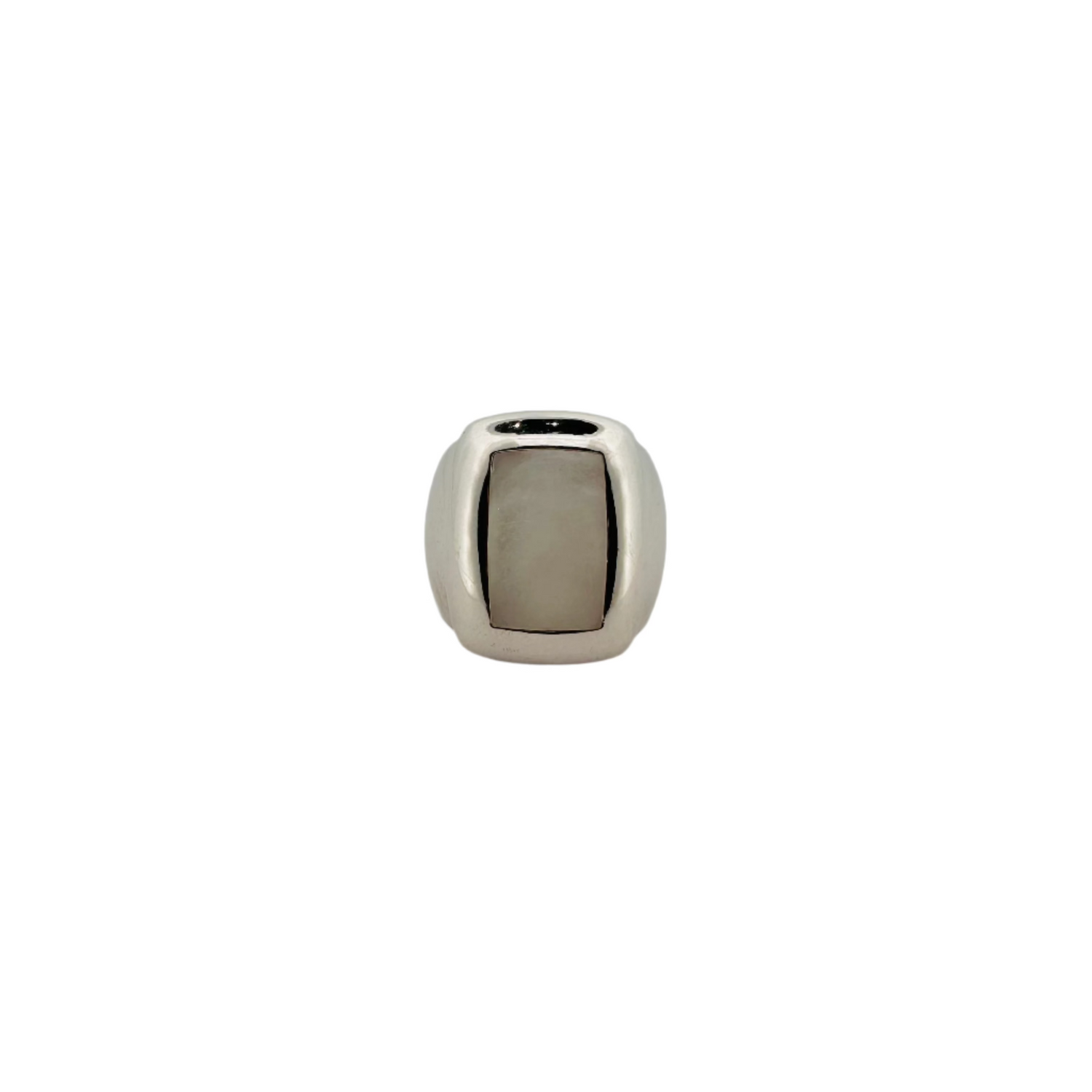 Bague Bandeau VAN CLEEF & ARPELS en or blanc et nacre