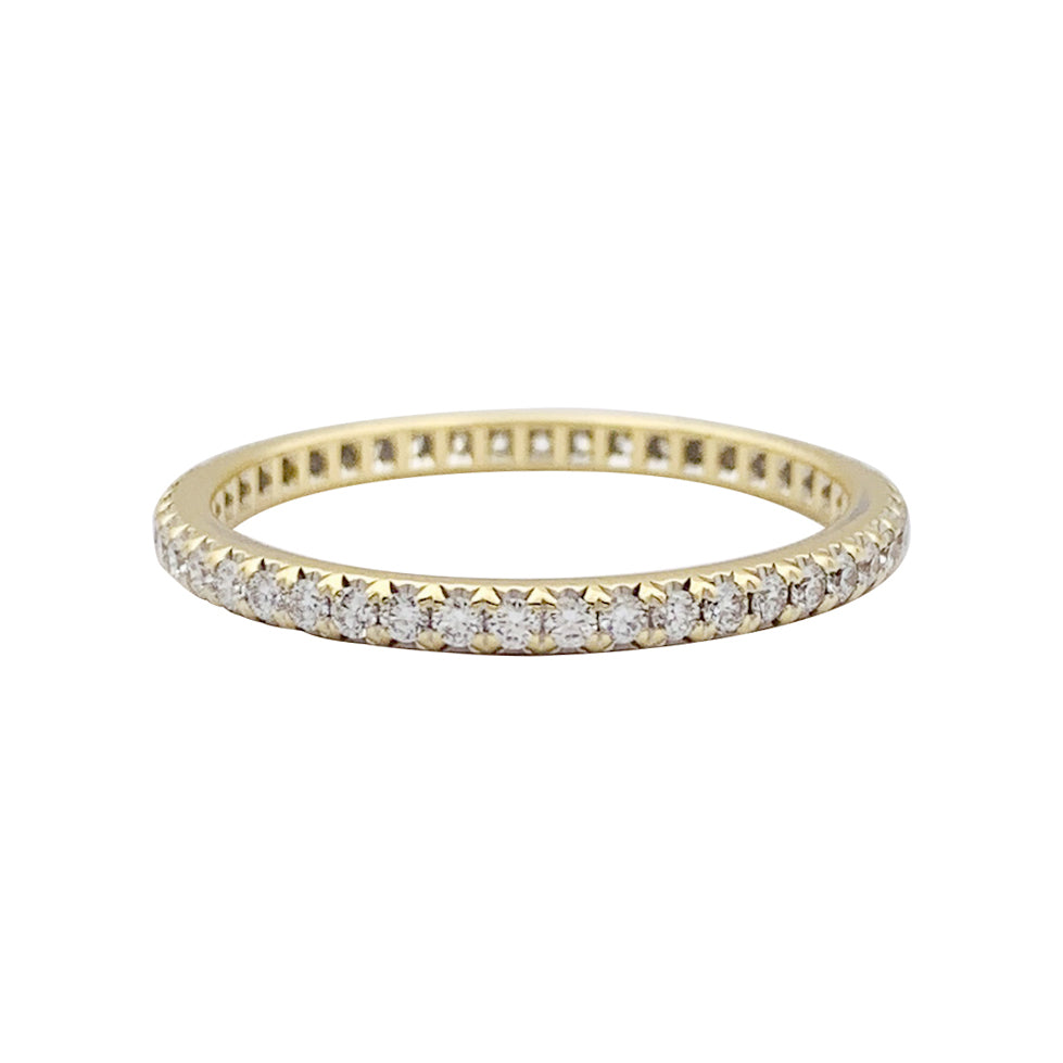 Alliance Tiffany&Co, "Soleste", or jaune, diamants.