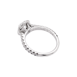 Bague Cartier "Destinée" en  platine, diamant 1.06 carat.
