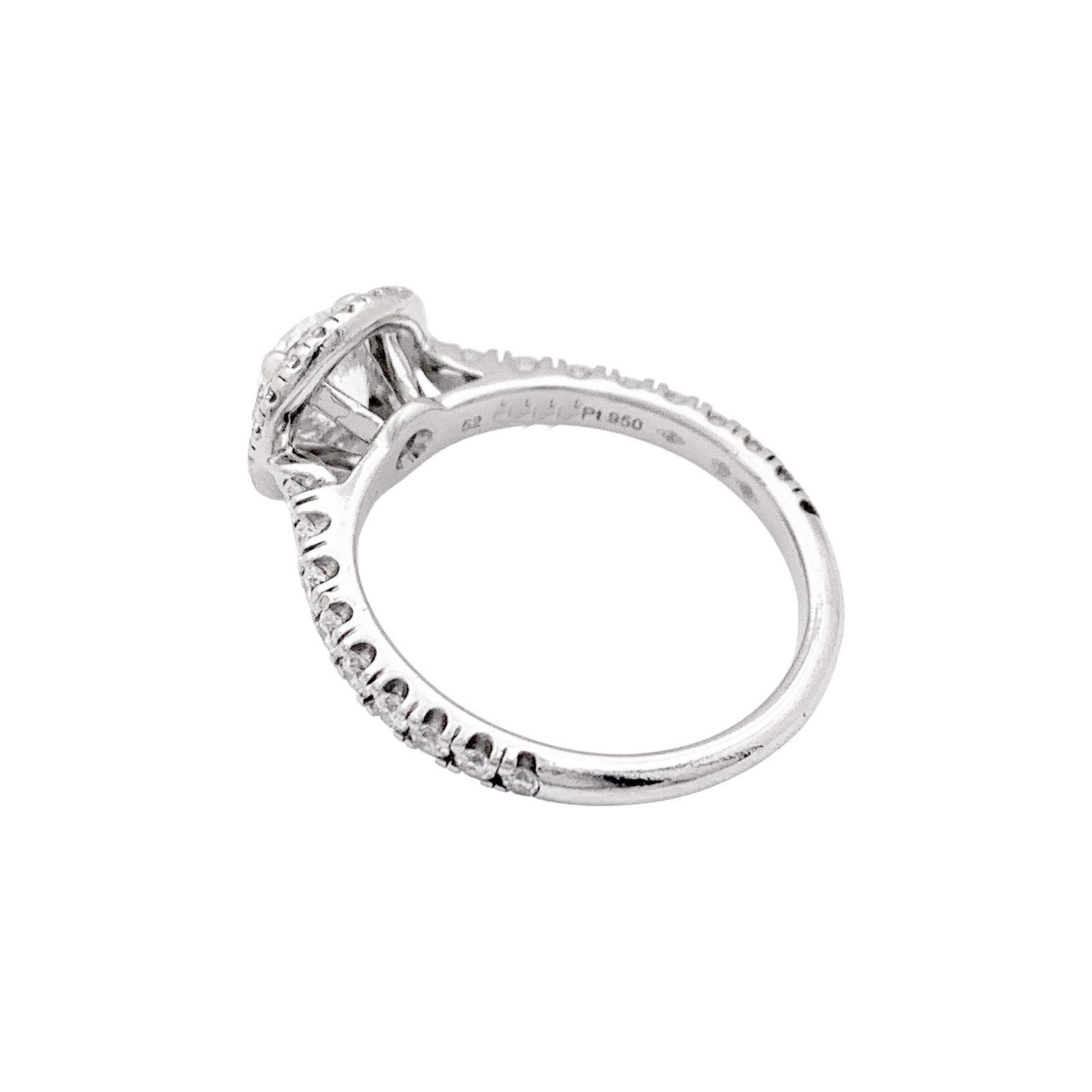Bague Cartier "Destinée" en  platine, diamant 1.06 carat.