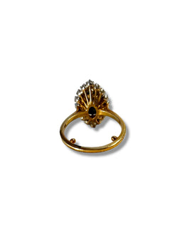 Bague marquise opale