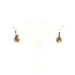 Petites dormeuses perles et diamants