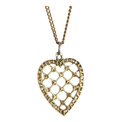 Pendentif coeur et perles