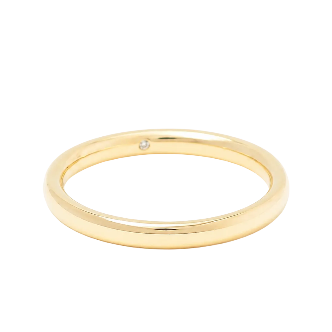Bague Alliance POMELLATO "Lucciole" en or jaune et diamant