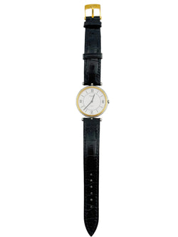 Montre VAN CLEEF & ARPELS "La Collection" en or jaune, acier et cuir