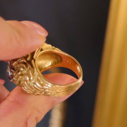 Bague Cocktail en or jaune et diamants
