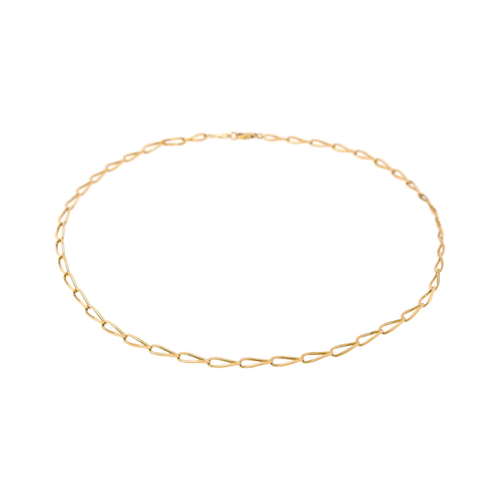 Collier  Maille cheval Or jaune