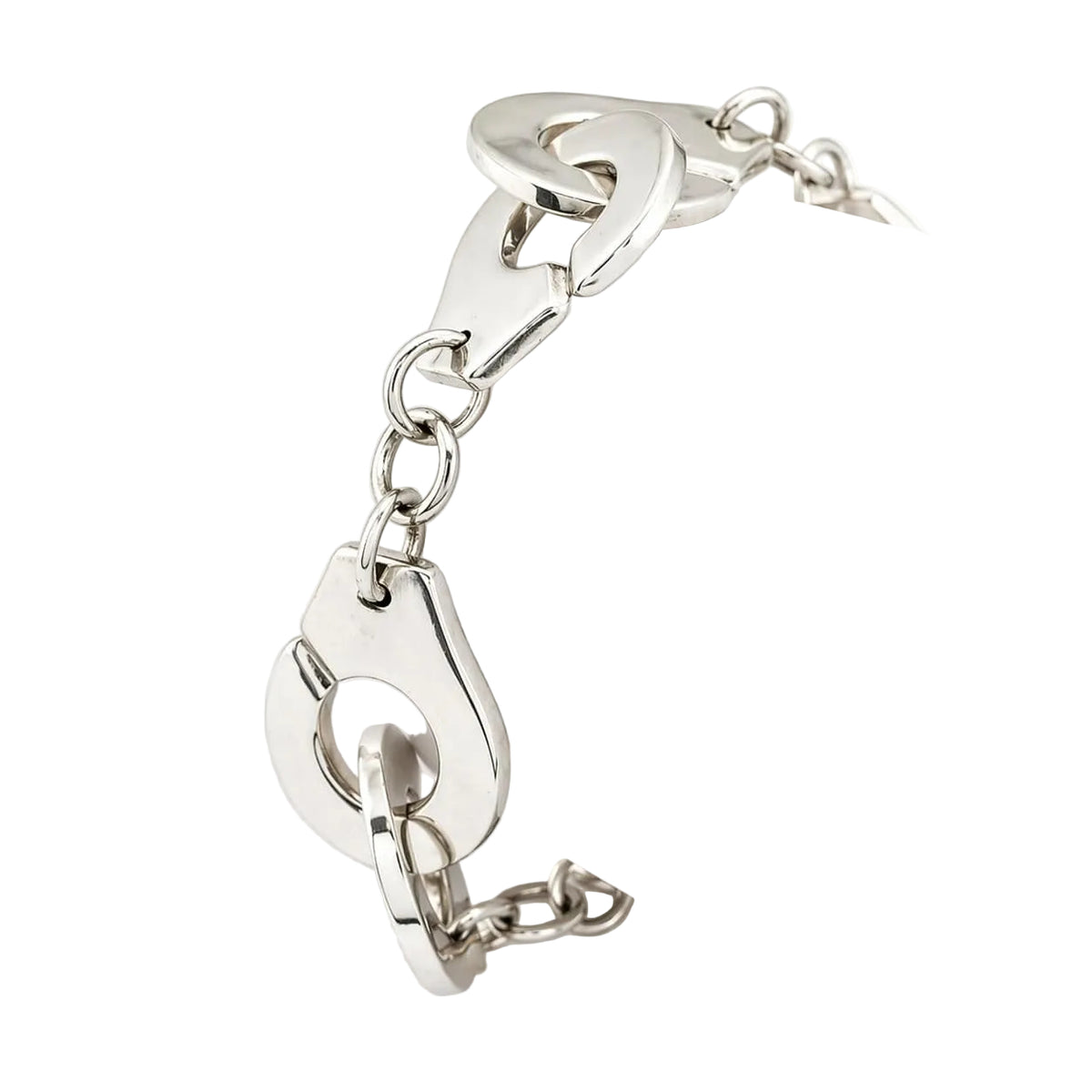 Bracelet Maille DINH VAN "Menottes R20" en argent