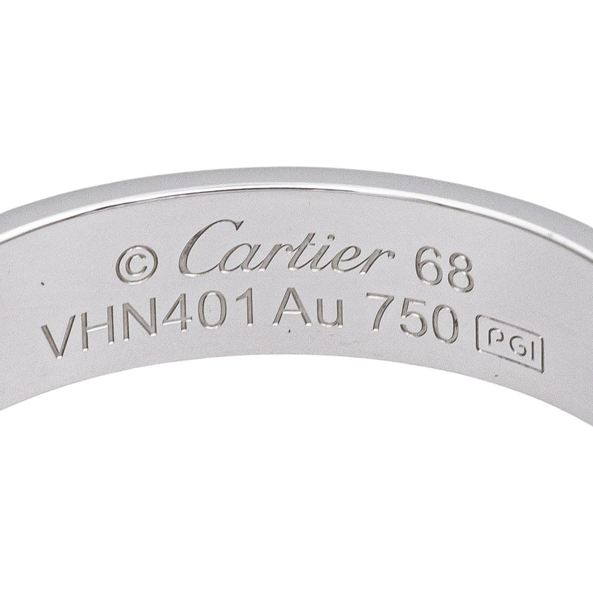 Cartier  Bague  Love  Or blanc