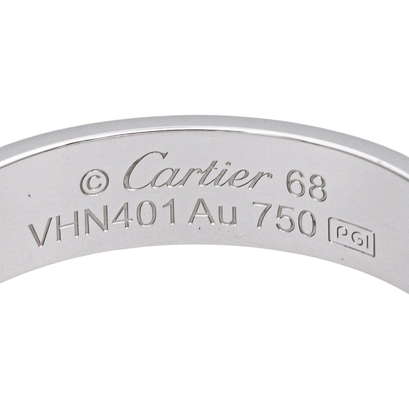 Cartier  Bague  Love  Or blanc