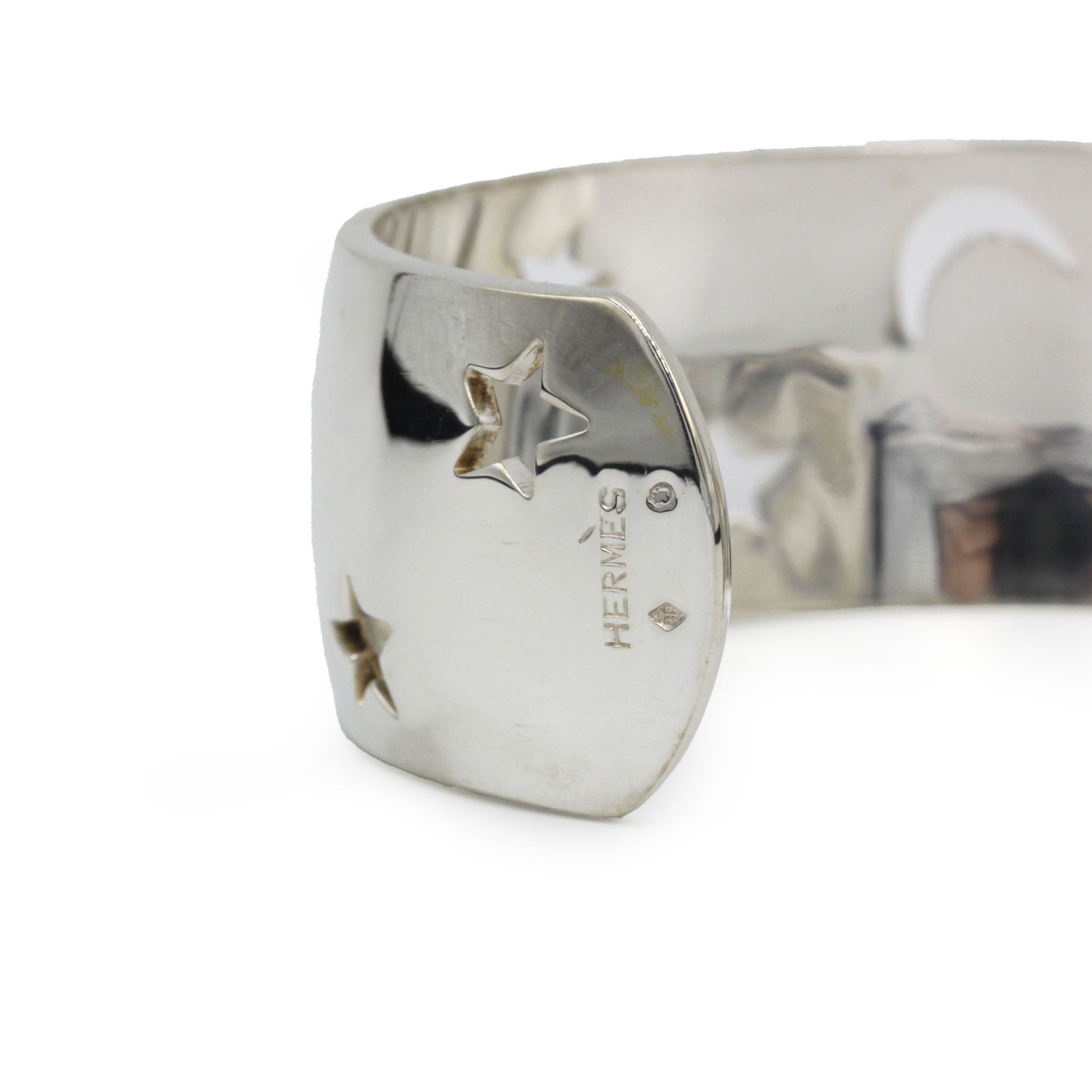 Bracelet Manchette HERMÈS en argent